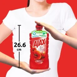 Ajax® Ajax Allesreiniger Fête Des Fleur Rode Bloem 8 X 1L - Voordeelverpakking 12 Ajax® Ajax Allesreiniger Fête Des Fleur Rode Bloem 8 X 1L - Voordeelverpakking -Schoonmaakartikelen Winkel 1200x1200 1000