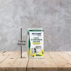 HEITMANN Pure Ontkalker- Citroenzuur Ontkalker, Natuurvriendelijke Kalkreiniger Voor Een Hygiënische Reiniging - Poeder, 1x 350 G -Schoonmaakartikelen Winkel 1200x1200 1080
