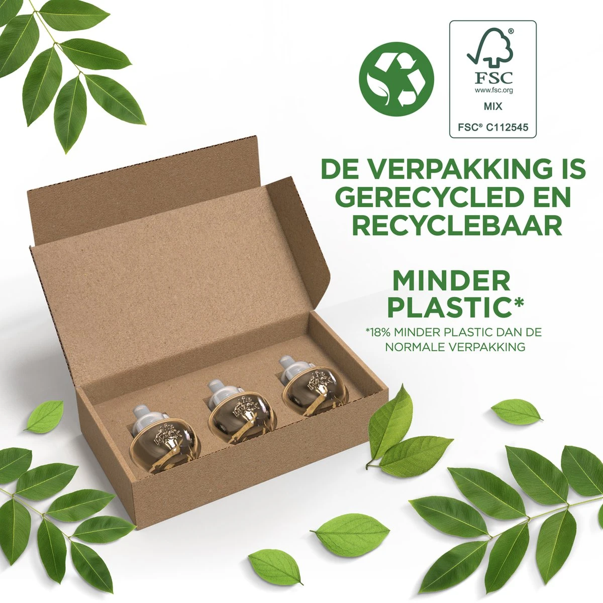 Air Wick Elektrische Luchtverfrisser - Vanille & Orchidee - 3 Navullingen 4 Air Wick Elektrische Luchtverfrisser - Vanille & Orchidee - 3 Navullingen - Afbeelding 2