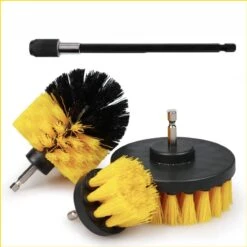 Professionele 4 Delige Borstelset Voor De Boormachine Incl. Verlengstuk, Deze Schoonmaak Schuurborstel Elektrisch Opzetborstel Schrobborstel Set Is Geschikt Als Schrobber Voor Badkamer, Auto, Keuken En Tuin -Schoonmaakartikelen Winkel 1200x1200 1309