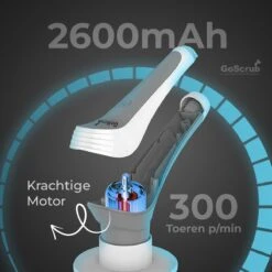 GoScrub® Elektrische Schoonmaakborstel – Elektrische Schrobber - Schrobborstel – Voor Badkamer Of Keuken – Schrobber Met Steel – Luiwagen – Polijstmachine - Poetsmachine Met 10 Opzetstukken 20 GoScrub® Elektrische Schoonmaakborstel – Elektrische Schrobber - Schrobborstel – Voor Badkamer Of Keuken – Schrobber Met Steel – Luiwagen – Polijstmachine - Poetsmachine Met 10 Opzetstukken -Schoonmaakartikelen Winkel 1200x1200 1371