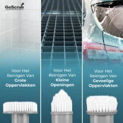 GoScrub® Elektrische Schoonmaakborstel – Elektrische Schrobber - Schrobborstel – Voor Badkamer Of Keuken – Schrobber Met Steel – Luiwagen – Polijstmachine - Poetsmachine Met 10 Opzetstukken 21 GoScrub® Elektrische Schoonmaakborstel – Elektrische Schrobber - Schrobborstel – Voor Badkamer Of Keuken – Schrobber Met Steel – Luiwagen – Polijstmachine - Poetsmachine Met 10 Opzetstukken -Schoonmaakartikelen Winkel 1200x1200 1372