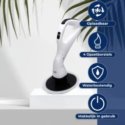 B-care Elektrische Schoonmaakborstel - 4 Opzetstukken - Wasborstel - Poetsmachine - Schrobborstel - Handborstel - Werkborstel - Schrobber - Boorborstel - Schoonmaakmiddelen - Reinigingsborstel 21 B-care Elektrische Schoonmaakborstel - 4 Opzetstukken - Wasborstel - Poetsmachine - Schrobborstel - Handborstel - Werkborstel - Schrobber - Boorborstel - Schoonmaakmiddelen - Reinigingsborstel -Schoonmaakartikelen Winkel 1200x1200 1390