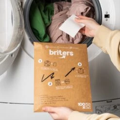 Briters Wasmiddelstrips - 100 Wasbeurten - Ecologisch Wasmiddel - 100% Plasticvrij - Fresh Linen - Wasstrips 11 Briters Wasmiddelstrips - 100 Wasbeurten - Ecologisch Wasmiddel - 100% Plasticvrij - Fresh Linen - Wasstrips -Schoonmaakartikelen Winkel 1200x1200 140
