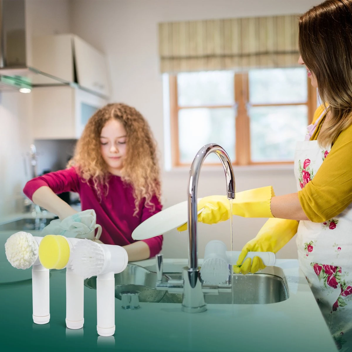 Apeiron Elektrische Schoonmaakborstel - Poetsmachine - Poliermachine - Schrobborstel - Handborstel - Werkborstel - Schrobber - Boorborstel - Wasborstel - Schoonmaakmiddelen - Reinigingsborstel - 3 Opzetstukken 11 Apeiron Elektrische Schoonmaakborstel - Poetsmachine - Poliermachine - Schrobborstel - Handborstel - Werkborstel - Schrobber - Boorborstel - Wasborstel - Schoonmaakmiddelen - Reinigingsborstel - 3 Opzetstukken - Afbeelding 9