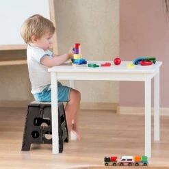 Buxibo - Kruk - Krukje - Keukentrap - Keukentrapje - Opvouwbaar Trapje - Keuken/Badkamer/Schuur Trapje - 29 X 24 X 40cm -Schoonmaakartikelen Winkel 1200x1200 1474