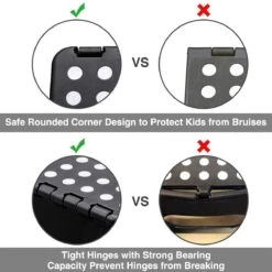 Buxibo - Kruk - Krukje - Keukentrap - Keukentrapje - Opvouwbaar Trapje - Keuken/Badkamer/Schuur Trapje - 29 X 24 X 40cm -Schoonmaakartikelen Winkel 1200x1200 1476