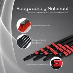 Merkloos Telescoopsteel Ramenwassen 4,6M - Met Borstel & Waterdoorvoer - Voor Ramen - Watertoevoer - Borstel -Schoonmaakartikelen Winkel 1200x1200 1505