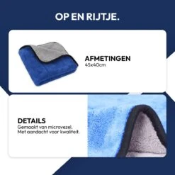 STACK Multi Cloth | 40 X 45 Cm - Microvezel - Krasvrij - Auto Schoonmaak Doek - Auto Poetsen / Reinigen / Drogen / Afwerken - Auto Droogdoek - Auto Handdoek - Schoonmaak Accessoires - Auto Poetsdoek - Autodoek -Schoonmaakartikelen Winkel 1200x1200 1599