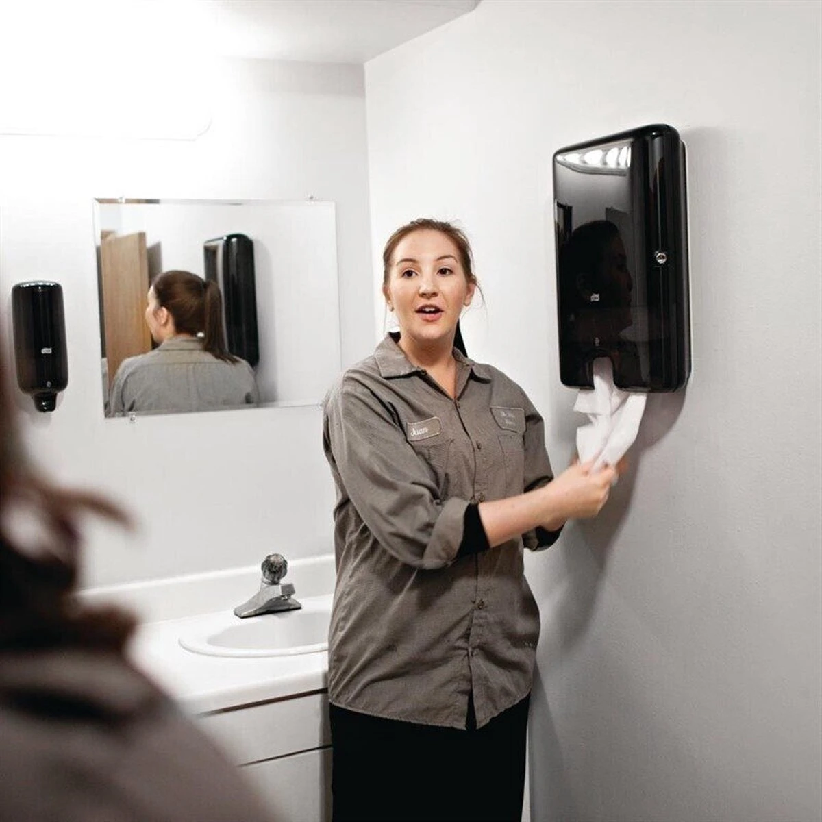 Tork Handdoekpapier Intervouw Super-soft 2-laags 2100 Vel 10 Tork Handdoekpapier Intervouw Super-soft 2-laags 2100 Vel - Afbeelding 8