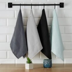 Tuiste Set Van 4, Grijs, Microvezel Microvezeldoeken, Permium Poetsdoeken, Stofdoeken, Nano Poetsdoeken, Micro Magic Magische Doeken, Multifunctionele Reinigingsdoeken, Set Van 4, 37 X 57 Cm -Schoonmaakartikelen Winkel 1200x1200 1633