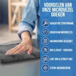 Strex Microvezeldoekjes - 12 Stuks 30 X 30 Cm - Wasbaar - Schoonmaakdoekjes - Schoonmaak / Auto 13 Strex Microvezeldoekjes - 12 Stuks 30 X 30 Cm - Wasbaar - Schoonmaakdoekjes - Schoonmaak / Auto -Schoonmaakartikelen Winkel 1200x1200 1643