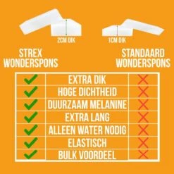24x Wonderspons | Schoonmaakspons | Sponsjes | Magic Eraser | Wondersponzen | Alle Oppervlakken | Vlekken Verwijderen | Melamine Spons 17 24x Wonderspons | Schoonmaakspons | Sponsjes | Magic Eraser | Wondersponzen | Alle Oppervlakken | Vlekken Verwijderen | Melamine Spons -Schoonmaakartikelen Winkel 1200x1200 1665