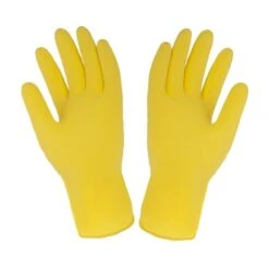 Multy Luxe Huishoudhandschoenen Maat L - Natuurlatex Met Kantoenen Vlokvoering - Anti Slip - Rubberen Handschoenen - Waterdicht - Natuurlijk Latex - Maat L -Schoonmaakartikelen Winkel 1200x1200 1707