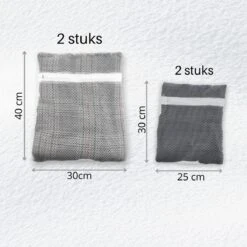 Orange85 Waszak - 4-Delige Set - Lingerie - Bh - Kleding - Met Ritssluiting - Waszakje - Groot - Klein - Wasgoed - Wasmachine - Wasnet - Polyester - Laundry Bag -Schoonmaakartikelen Winkel 1200x1200 18