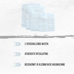 Orange85 Waszak - 4-Delige Set - Lingerie - Bh - Kleding - Met Ritssluiting - Waszakje - Groot - Klein - Wasgoed - Wasmachine - Wasnet - Polyester - Laundry Bag -Schoonmaakartikelen Winkel 1200x1200 20