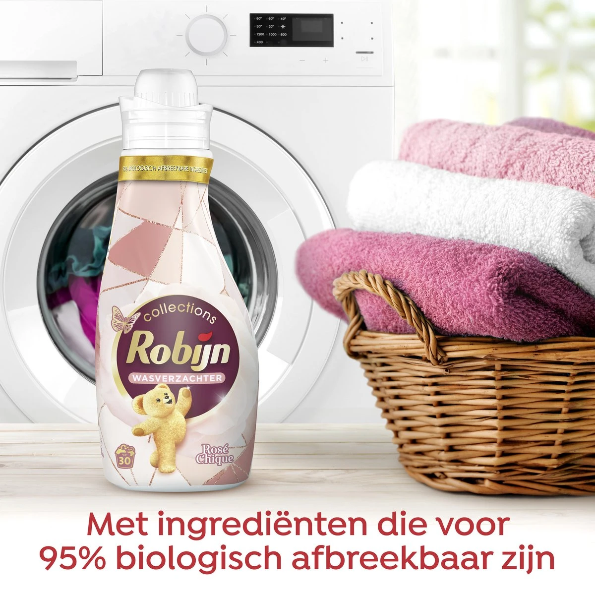 Robijn Collections Rosé Chique Wasverzachter - 8 X 30 Wasbeurten - Voordeelverpakking 6 Robijn Collections Rosé Chique Wasverzachter - 8 X 30 Wasbeurten - Voordeelverpakking - Afbeelding 4