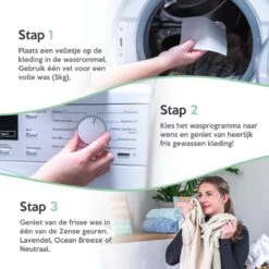 Zense Eco Wasmiddel Wasstrips - 72 Grote Wasbeurten - Ocean Breeze -Schoonmaakartikelen Winkel 1200x1200 39