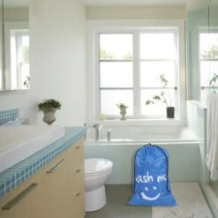 Wonair - Waszakken Voor Wasgoed - 60x90cm - Hemelsblauw - Met Trekkoord -Schoonmaakartikelen Winkel 1200x1200 398