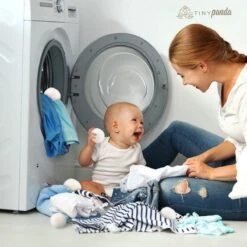 Merkloos Droger Ballen XL 6 Stuks Inclusief Lavendelolie – Zero Waste Dryer Balls - Duurzaam – Wasverzachter – Herbruikbare Drogerballen – Droogt De Was Sneller – Tiny Panda -Schoonmaakartikelen Winkel 1200x1200 448