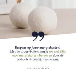 Geniet Van Gemak® | Herbruikbare Wollen Drogerballen | Wasbollen | Schaapswol | Duurzame En Energiebesparende Wasballen | 6 XL Drogerballen -Schoonmaakartikelen Winkel 1200x1200 490