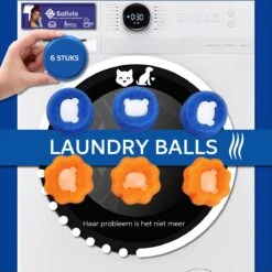 Salivio Laundryballs - 8x Wasbol Set - Huisdieren Haar Verwijderen - Wasbollen - Drogerballen - Energiebesparend - Wasverzachter - Milieuvriendelijk Wassen 10 Salivio Laundryballs - 8x Wasbol Set - Huisdieren Haar Verwijderen - Wasbollen - Drogerballen - Energiebesparend - Wasverzachter - Milieuvriendelijk Wassen -Schoonmaakartikelen Winkel 1200x1200 529