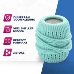 Roegaarden Drogerballen - Droogballen - Met Spons - Duurzaam - Sneller Droog -Schoonmaakartikelen Winkel 1200x1200 538