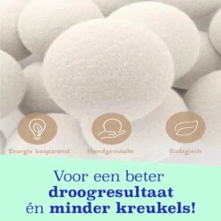 Casa Calma Drogerballen (6 Stuks) - Inclusief Opbergzakje - 100% Natuurlijk Schapenwol - Droger Ballen - Zero Waste Wasverzachter Bollen - Energiebesparend Drogen Met Droogbollen - Dryer Balls - Diervriendelijk & Milieuvriendelijk - Energie Besparen 15 Casa Calma Drogerballen (6 Stuks) - Inclusief Opbergzakje - 100% Natuurlijk Schapenwol - Droger Ballen - Zero Waste Wasverzachter Bollen - Energiebesparend Drogen Met Droogbollen - Dryer Balls - Diervriendelijk & Milieuvriendelijk - Energie Besparen -Schoonmaakartikelen Winkel 1200x1200 548