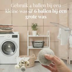 Goodlifehacks Originele XL 6 Stuks Drogerballen - Wasbollen - Wasverzachter - Zero Waste Dryerballs - Duurzaam - Herbruikbare Droogballen - Wit & Grijs - Energie Besparen -Schoonmaakartikelen Winkel 1200x1200 551