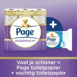 Page Toiletpapier - 32 Rollen - Kussenzacht Wc Papier (3-laags) - Voordeelverpakking -Schoonmaakartikelen Winkel 1200x1200 621