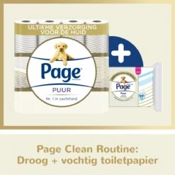 Page Puur Toiletpapier - 24 Rollen - Extra Duurzaam Wc Papier - Voordeelverpakking -Schoonmaakartikelen Winkel 1200x1200 653