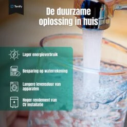 Tenify Magnetische Waterontharder - 7800 Gauss - Douche Filter - Waterverzachter - Waterontkalker - Antikalk Magneet - Waterleiding - Kalkaanslag -Schoonmaakartikelen Winkel 1200x1200 700