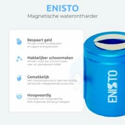 ENISTO® Magnetische Waterontharder Small – Waterontharder Magneet – Douchefilter – Waterontkalker – Waterverzachter – Antikalk – Blauw – RVS -Schoonmaakartikelen Winkel 1200x1200 742