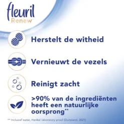 Fleuril Renew Wit - Vloeibaar Wasmiddel - Voordeelverpakking - 65 Wasbeurten -Schoonmaakartikelen Winkel 1200x1200 76