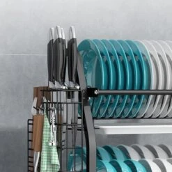 Merkloos Afdruiprek - Afdruiprek Met Lekbak - Afwas - Metaal - Zwart - RVS Afwasrek 10 Merkloos Afdruiprek - Afdruiprek Met Lekbak - Afwas - Metaal - Zwart - RVS Afwasrek -Schoonmaakartikelen Winkel 1200x1200 842