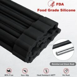 BOTC Afdruiprek - Verstelbaar - Afdruipmat Voor Afwas - Pannenonderzetter - Opvouwbaar 12 BOTC Afdruiprek - Verstelbaar - Afdruipmat Voor Afwas - Pannenonderzetter - Opvouwbaar -Schoonmaakartikelen Winkel 1200x1200 844