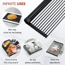 BOTC Afdruiprek - Verstelbaar - Afdruipmat Voor Afwas - Pannenonderzetter - Opvouwbaar 17 BOTC Afdruiprek - Verstelbaar - Afdruipmat Voor Afwas - Pannenonderzetter - Opvouwbaar -Schoonmaakartikelen Winkel 1200x1200 848