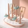 Merkloos Flessen Droogrek - Baby Flessenrek - Afdruiprek - Rose - Drying Rack - Bidon - Babyfles -Schoonmaakartikelen Winkel 1200x1200 861