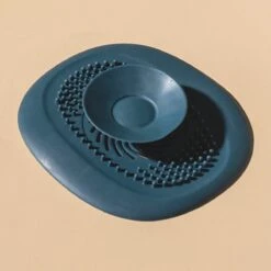 Heuts Goods - Gootsteenzeef - Gootsteenstop - Afvoerzeef - Afvoerstop - Spoelbal - Bad - Douchebak - Keuken - Wasbak - Badkuip - Siliconen - Donkerblauw -Schoonmaakartikelen Winkel 1200x1200 878