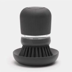 Brabantia Sink Side Afwasborstel - Met Zeepdispenser- Dark Grey -Schoonmaakartikelen Winkel 1200x1200 906