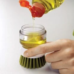 Joseph Joseph Afwasborstel Palm Scrub - Incl Houder - Grijs -Schoonmaakartikelen Winkel 1200x1200 910