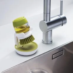 Joseph Joseph Afwasborstel Palm Scrub - Incl Houder - Grijs -Schoonmaakartikelen Winkel 1200x1200 912