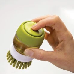 Joseph Joseph Afwasborstel Palm Scrub - Incl Houder - Grijs -Schoonmaakartikelen Winkel 1200x1200 914