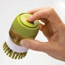 Joseph Joseph Afwasborstel Palm Scrub - Incl Houder - Grijs -Schoonmaakartikelen Winkel 1200x1200 915