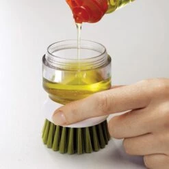 Joseph Joseph Afwasborstel Palm Scrub - Incl Houder - Grijs -Schoonmaakartikelen Winkel 1200x1200 916