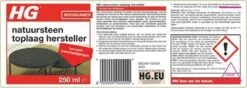 HG Natuursteen Toplaag Hersteller - 250 Ml - Herstelt Beschadigingen - Voor Marmer En Alle Andere Kalkhoudende Natuursteensoort -Schoonmaakartikelen Winkel 1200x426 1