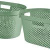 Curver Infinity Recycled Dots Wasmand - 40L - 2 Stuks - Groen -Schoonmaakartikelen Winkel 1200x524 1