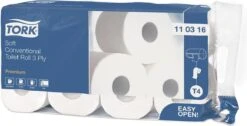 Tork Traditioneel Toiletpapier 3-laags Wit 250 Vel T4 Premium -Schoonmaakartikelen Winkel 1200x611 1
