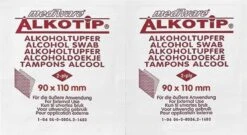 Alcoholdoekjes 90x110mm, 100 Stuks 10 Alcoholdoekjes 90x110mm, 100 Stuks -Schoonmaakartikelen Winkel 1200x658