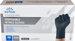 Intco Nitril Handschoenen - Latex Vrij - Zwart - 100 Stuks - Maat Medium 15 Intco Nitril Handschoenen - Latex Vrij - Zwart - 100 Stuks - Maat Medium -Schoonmaakartikelen Winkel 1200x665